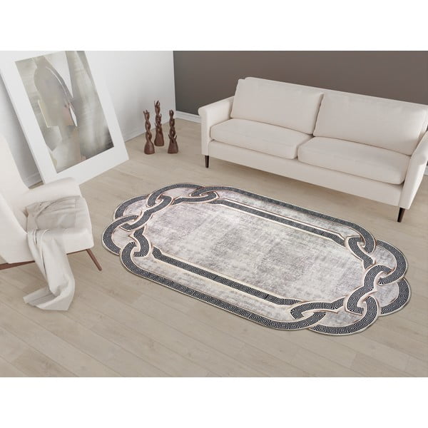 Sivo-bež preproga 120x80 cm - Vitaus-image-1