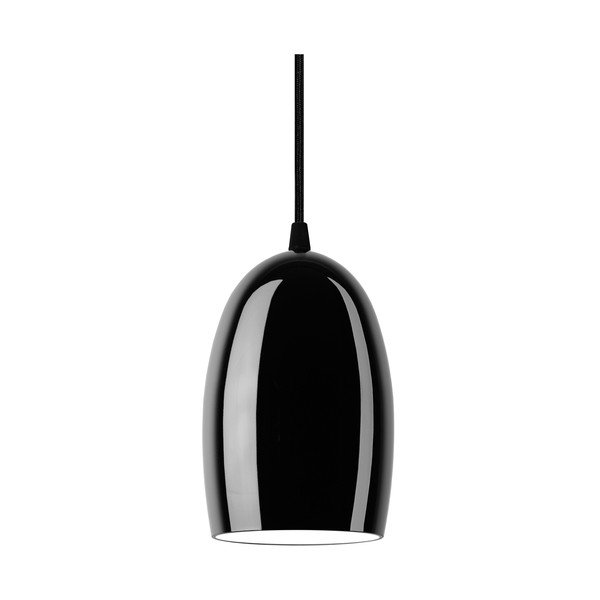 Črna viseča svetilka Sotto Luce Ume S Glossy, ⌀ 14 cm-image-4