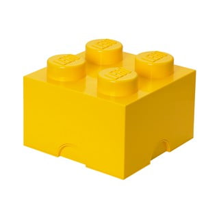 Rumena škatla za shranjevanje kvadratnih LEGO®