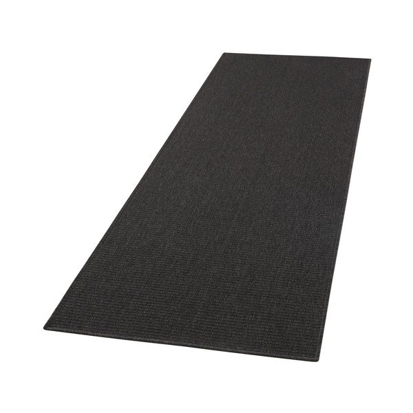 Črna zunanja preproga BT Carpet Sisal, 80 x 500 cm-image-3