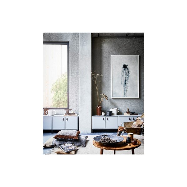 Siva modularna omarica iz masivnega bora 81x41 cm Vt – vtwonen-image-1