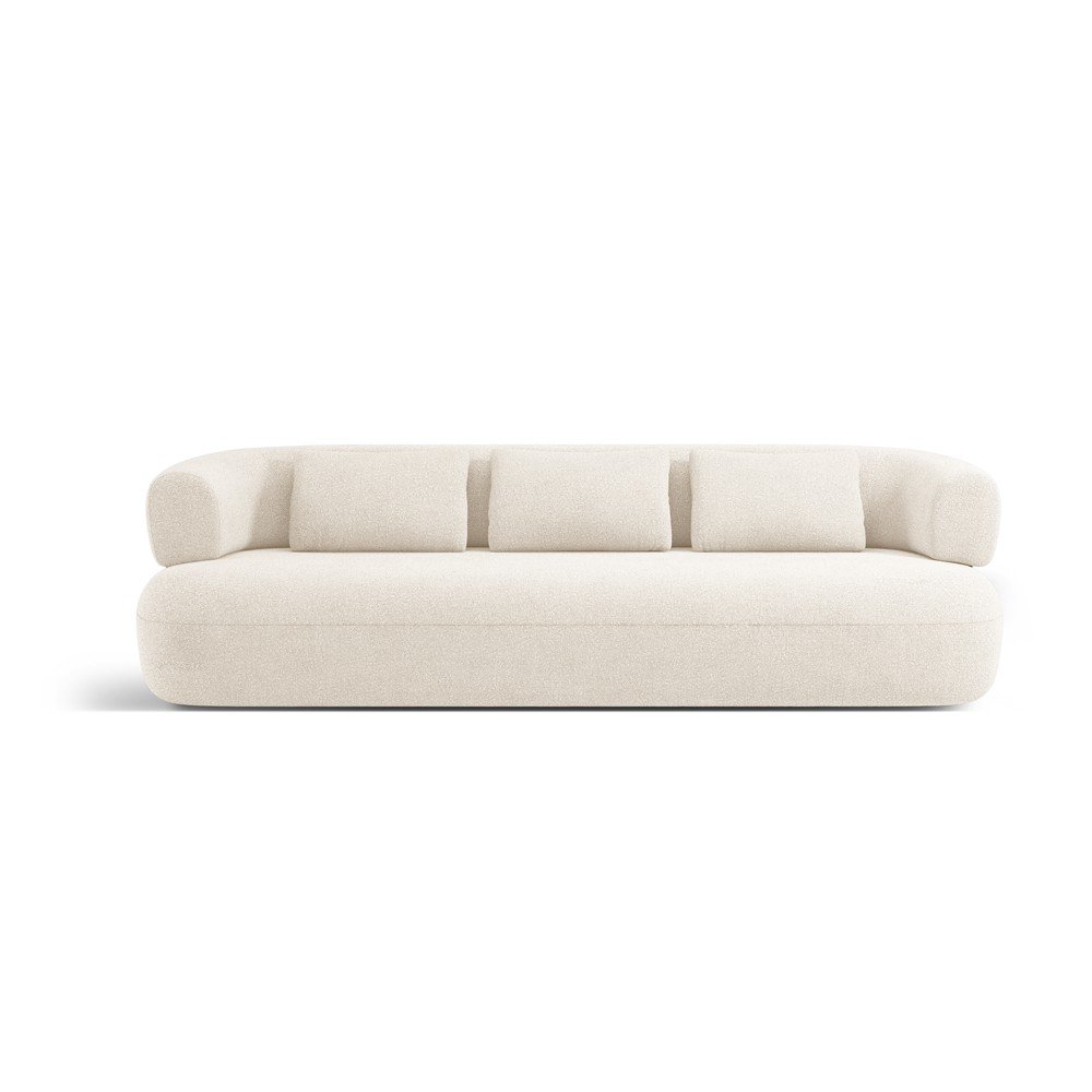 Bež sedežna garnitura iz tkanine bouclé 226 cm Jenny – Micadoni Home