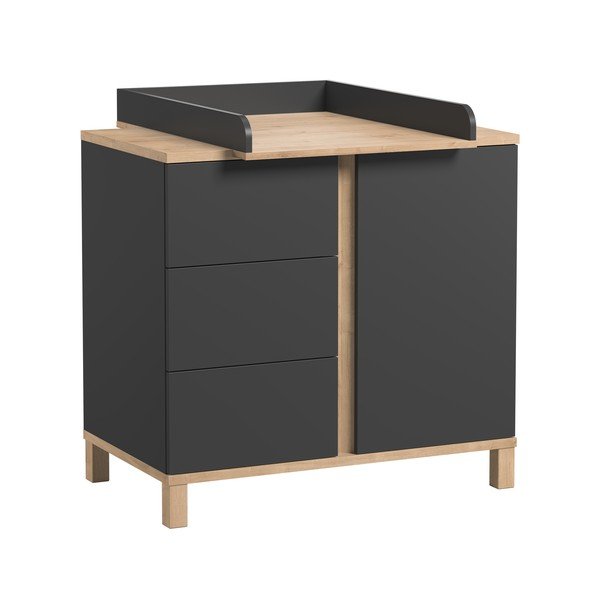 Siva komoda Vox Altitude, višina 85 cm-image-2