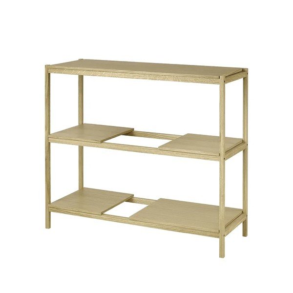 Regal v hrastovem dekorju v naravni barvi 105x92x40 cm Sukoya – Blomus-image-2