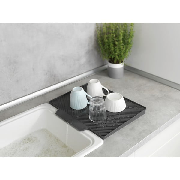 Temno siv odcejalnik Wenko Neli, 34 x 40 cm-image-1