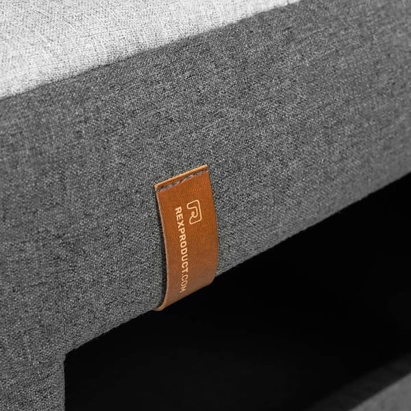 Svetlo siva pasja hiška 43x43 cm Up and Down L - Rexproduct-image-1