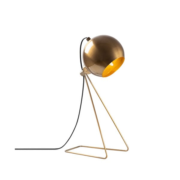 Namizna svetilka v bakreni barvi s kovinskim senčnikom (višina 45 cm) Mixed – Opviq lights