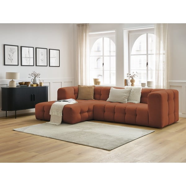 Oranžna kotna sedežna garnitura Cloud – Bobochic Paris-image-1