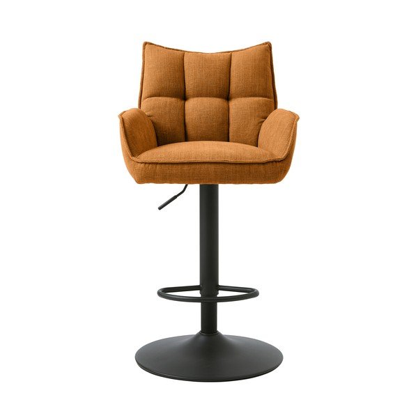 Oranžni barski stoli v kompletu z nastavljivo višino 2 ks Marilla – Unique Furniture-image-2