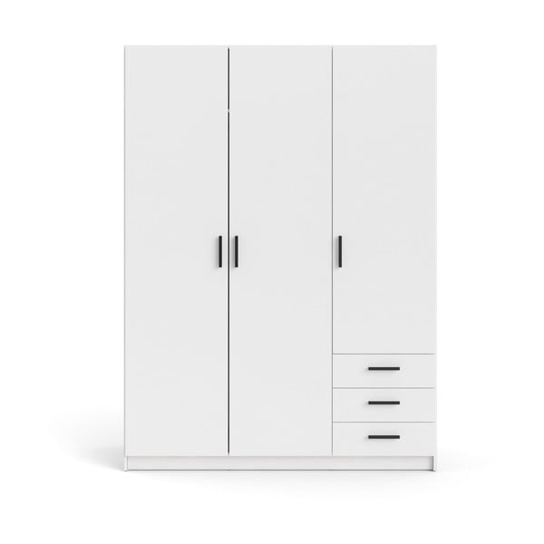 Bela garderobna omara 147x200 cm Sprint – Tvilum