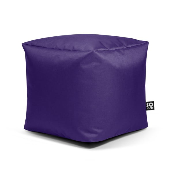 Vijolična otroška vreča za sedenje Cube M – So Soft?