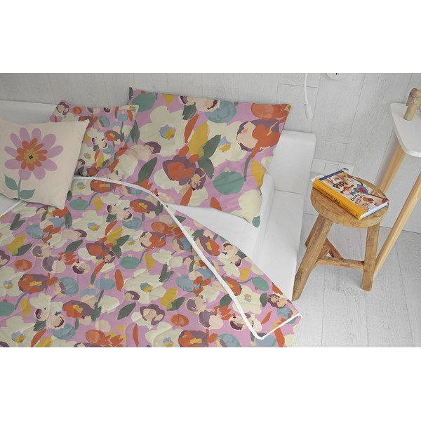 Komplet prešite odeje in prevleke za vzglavnik iz bombažnega satena 140x200 cm - Butter Kings-image-1