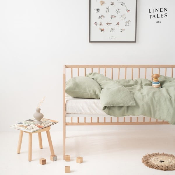 Lanena otroška posteljnina 140x200 cm – Linen Tales-image-3