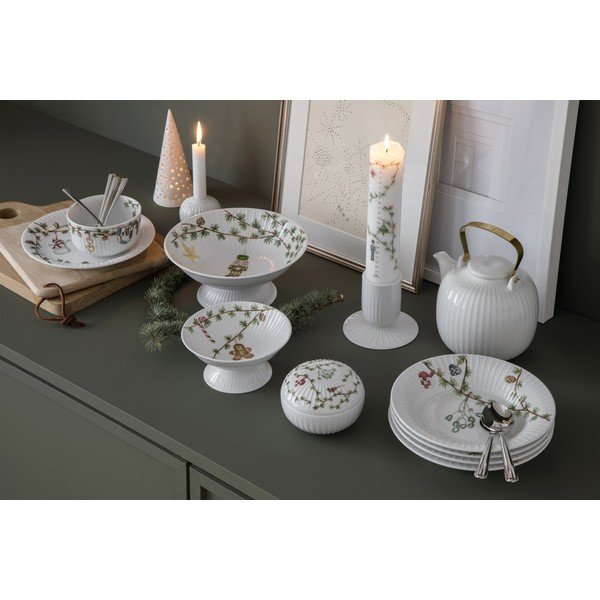 Bela porcelanasta skleda z božičnim motivom ø 16 cm Hammershøi Christmas – Kähler Design-image-4