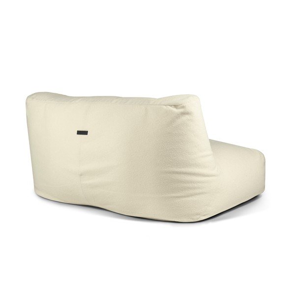 Kremno bela vreča za sedenje iz tkanine bouclé Sofa Tube 160 – SLOWDOWN-image-4