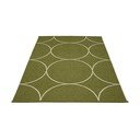 Temno zelena notranja in zunanja preproga 180x275 cm Boo Dark Olive – Pappelina