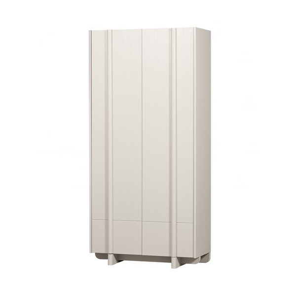 Kremno bela modularna omarica iz masivnega bora 101x210 cm Basu – WOOOD
