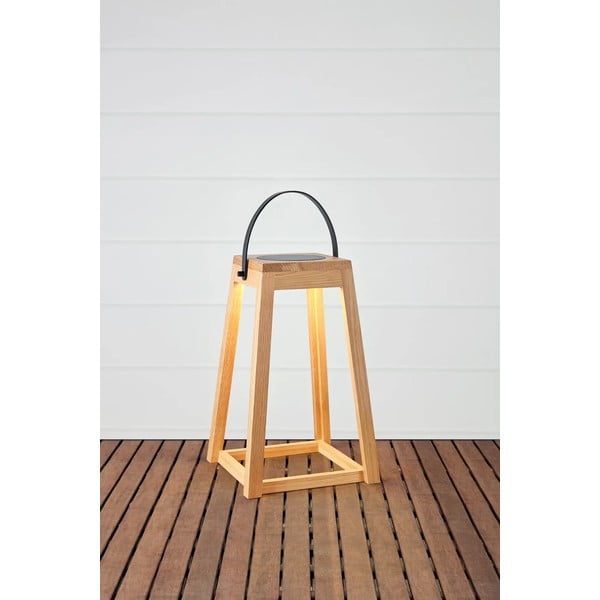 Rjava zunanja solarna LED lanterna s polnjenjem na USB (višina 54 cm) Nordic – Markslöjd-image-2