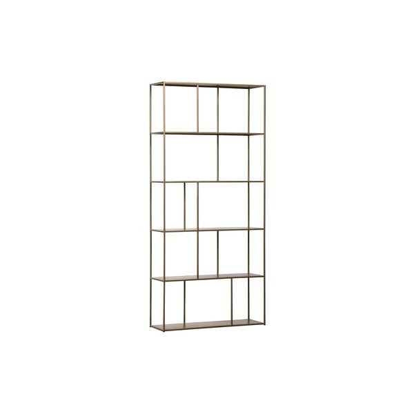 Kovinski regal v zlati barvi 90x196 cm Valued – BePureHome-image-2