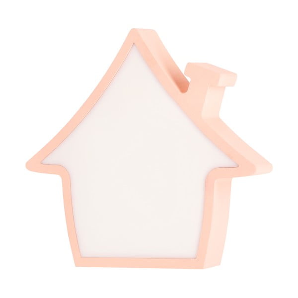 Rožnata otroška namizna svetilka House – Candellux Lighting-image-4