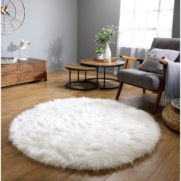Bela preproga Flair Rugs Sheepskin, ⌀ 120 cm-image-1