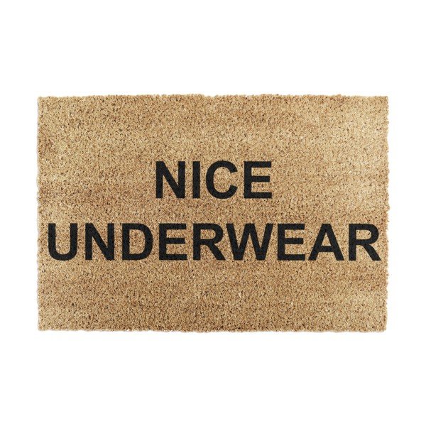 Predpražnik iz kokosovih vlaken 40x60 cm Nice Underwear – Artsy Doormats