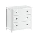 Bela otroška komoda 90x89x57 cm Amori – Vipack