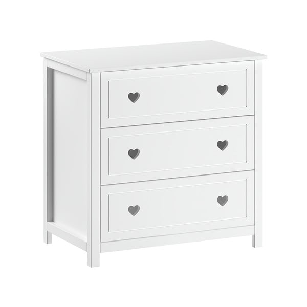 Bela otroška komoda 90x89x57 cm Amori – Vipack