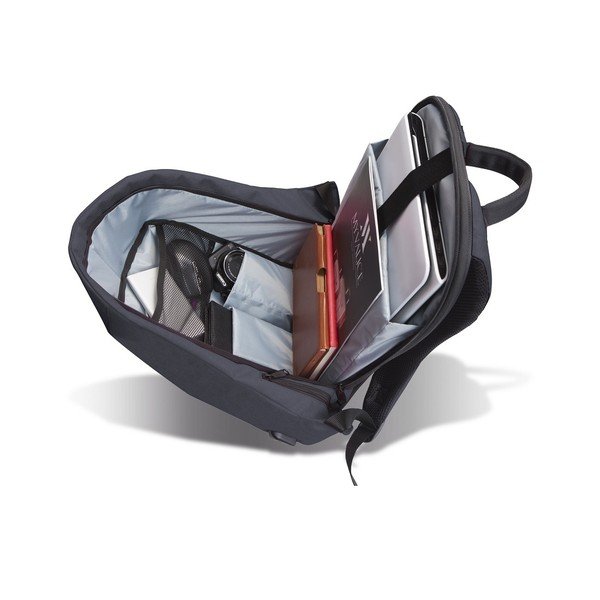 Temno sivo-črn nahrbtnik z USB priključkom My Valice SECRET Smart Bag-image-1