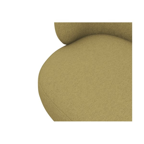 Gorčično rumen fotelj Hina – Makamii-image-4