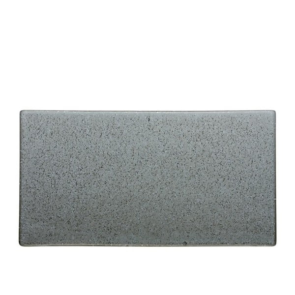 Siv kamnit servirni pladenj Bitz Mensa, dolžina 30 cm