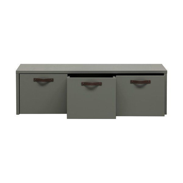 Zelena/siva otroška omarica iz masivnega bora 120x36 cm Stage – vtwonen-image-3