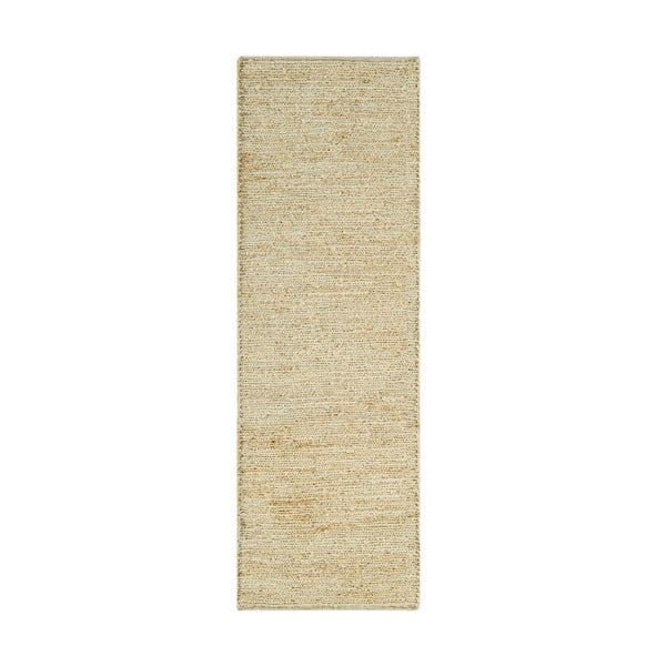 Bež ročno tkan tekač iz jute 66x200 cm Soumak – Asiatic Carpets