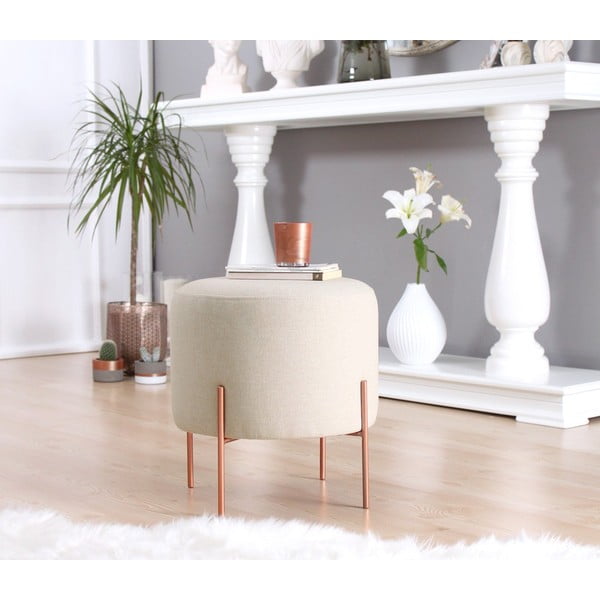 Kremno bel tabure Copper – Artie-image-3