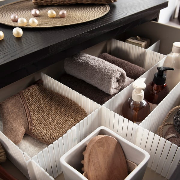 Plastični delilniki predalov v kompletu 6 ks – Compactor-image-1