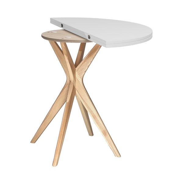 Okrogla raztegljiva jedilna miza 45x90 cm Jubi – Ragaba-image-3