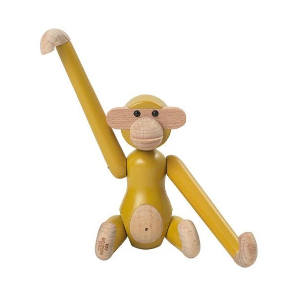 Kipec iz masivnega lesa (višina 9,5 cm) Monkey Mini – Kay Bojesen Denmark-image-3