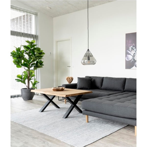 Kavna mizica z masivno hrastovo ploščo House Nordic Toulon, 120 x 70 cm-image-1