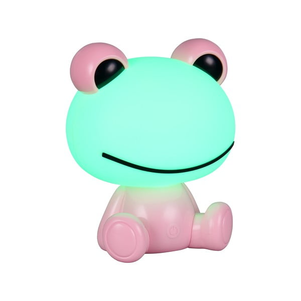 Rožnata LED otroška svetilka Hopper – Trio-image-2