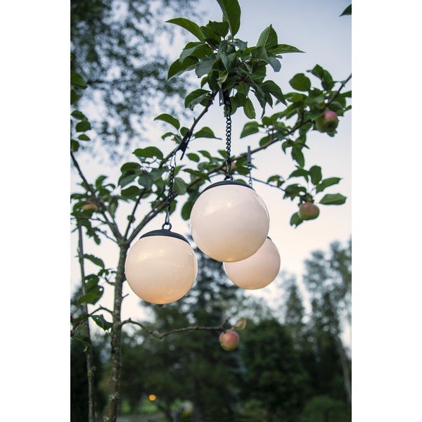 Komplet 3 visečih zunanjih solarnih luči Star Trading Globus, ø 10 cm-image-1
