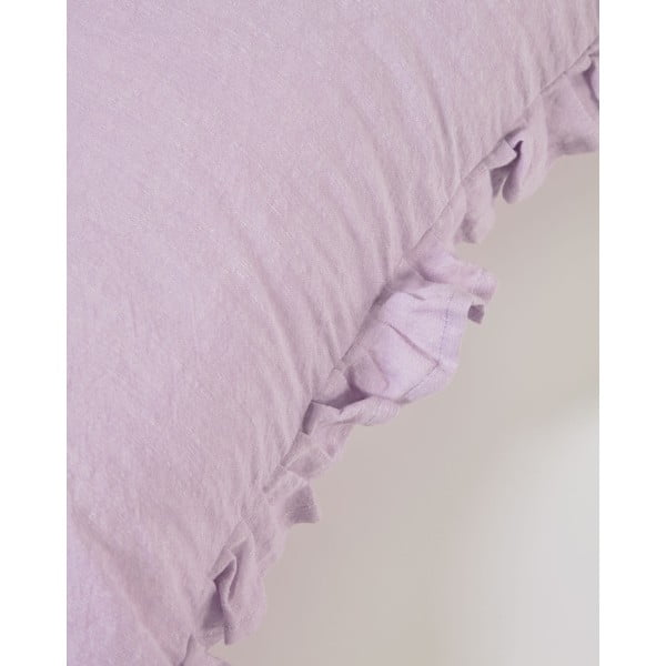 Prevleka za blazino iz mešanice lana 45x45 cm Nacha – Kave Home-image-1