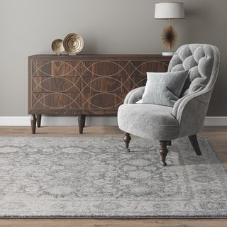 Svetlo siva preproga 120x170 cm Muse Heritage Grey Silver – Asiatic Carpets