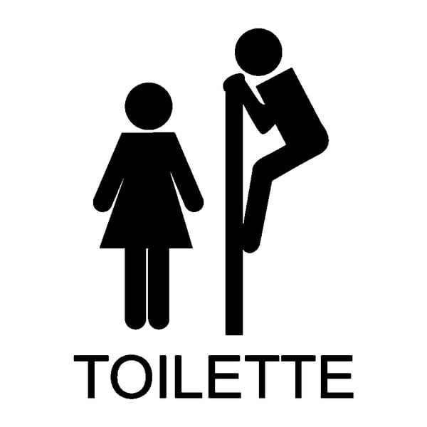 Nalepka Ambiance Toilettes Funny-image-1