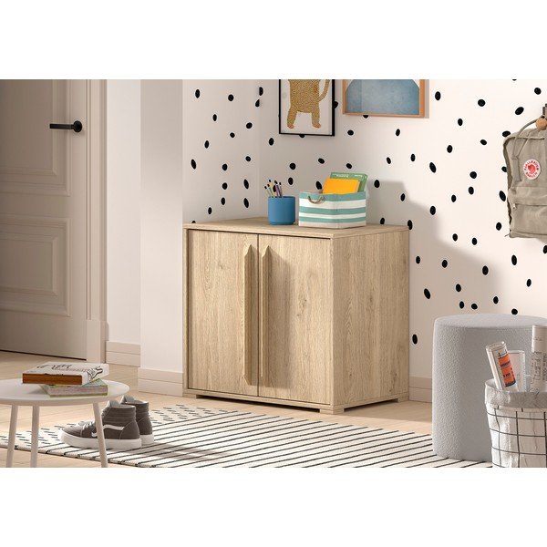 Otroška komoda v naravni barvi 68x62x43 cm Sam – Vipack-image-1