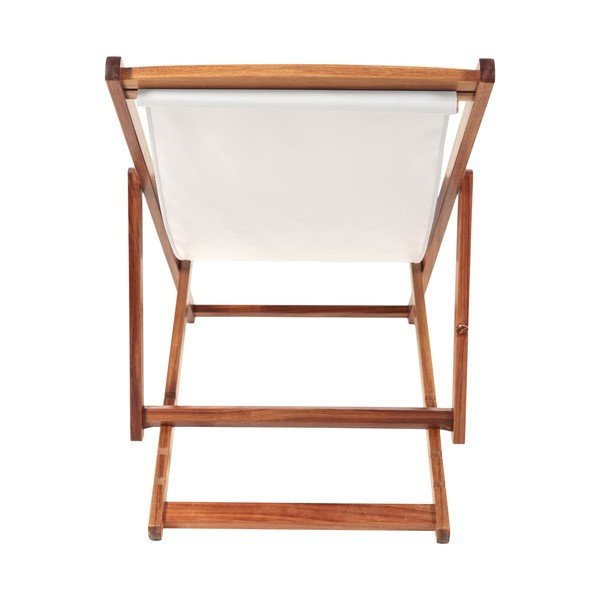 Bež/v temni naravni barvi vrtni ležalnik iz masivnega lesa Dionysus – Bonami Essentials-image-3