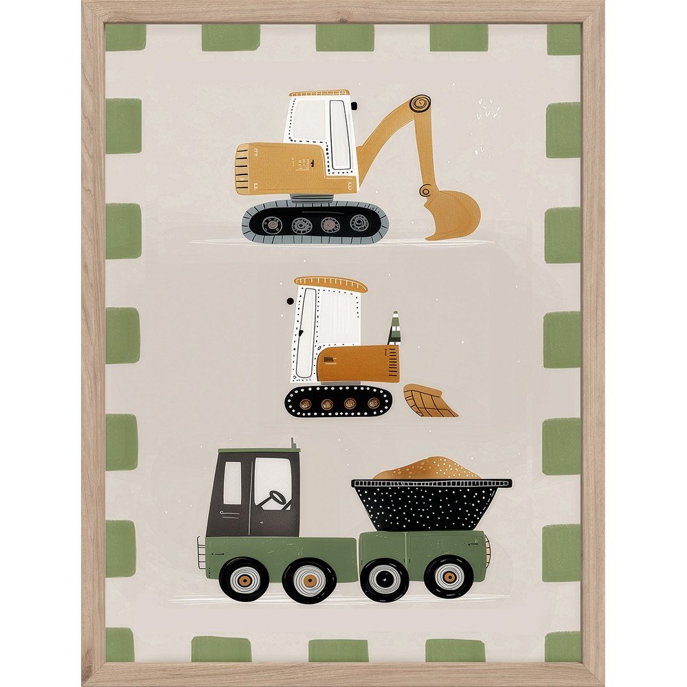 Otroška slika 30x40 cm Baby The Builder