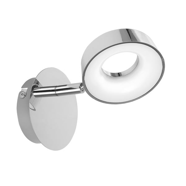 LED stenska svetilka v sijajno srebrni barvi Isla – Candellux Lighting-image-2