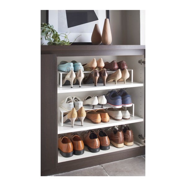 Bela polica za čevlje YAMAZAKI Frame-image-2