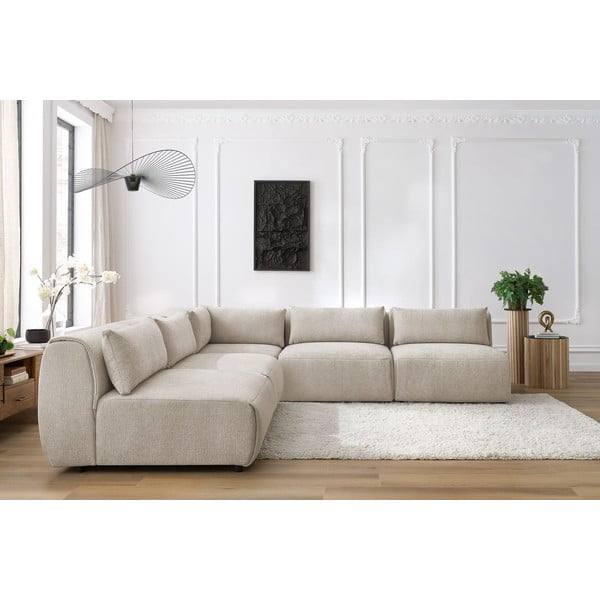 Bež kotni kavč (obojestranski) Jeanne - Bobochic Paris-image-1