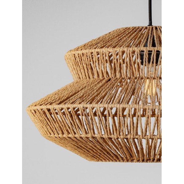 Viseča svetilka iz vrvi v naravni barvi ø 50 cm Nua – Nova Luce-image-1